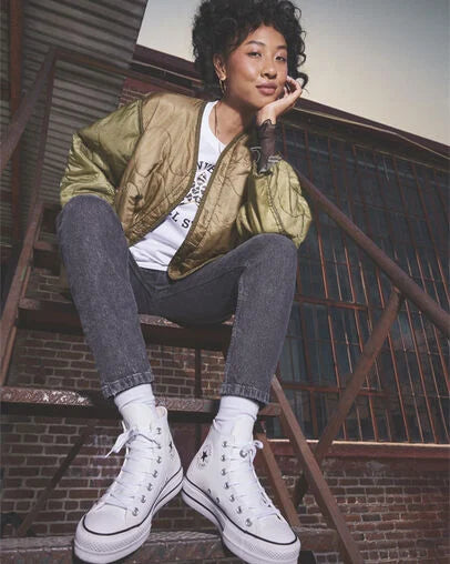 CONVERSE BOTA POLIPIEL BLANCA