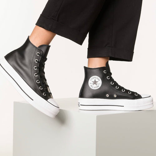CONVERSE BOTA POLIPIEL NEGRA